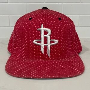 Mitchell & Ness Houston Rockets Red / White Stars Hat Snapback Cap NBA